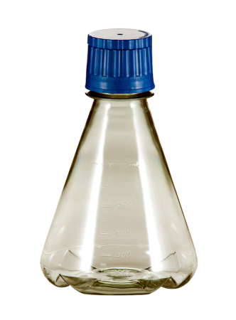 PC Erlenmeyer Flask, 1000ml, Baffled base